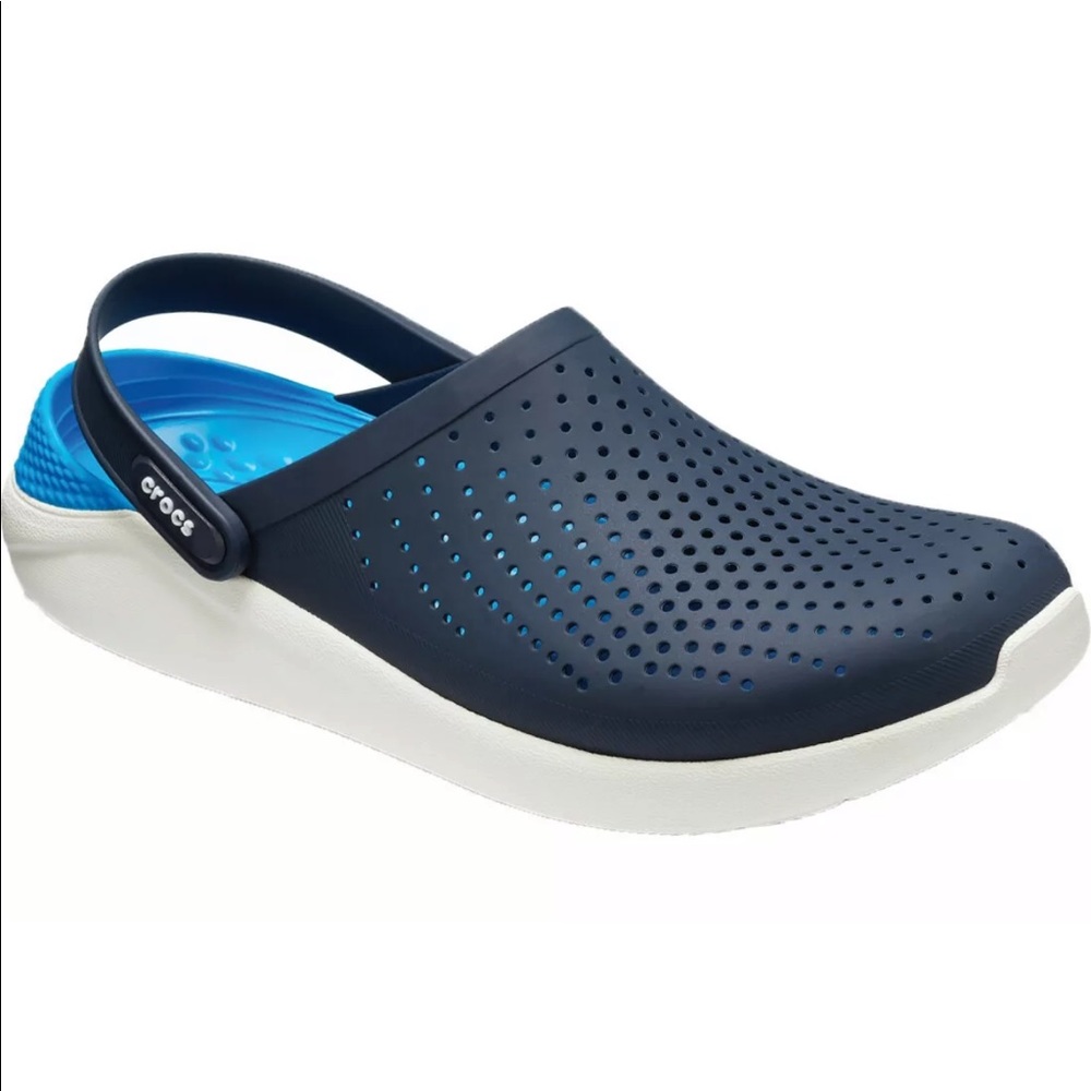 Crocs size 9 LiteRide Clog Navy M7/WM9